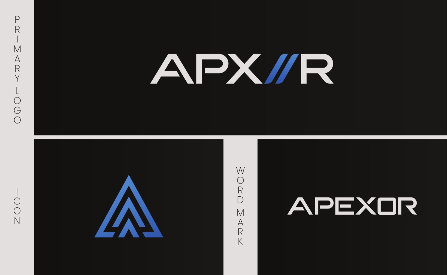 Apexor Brand identity · Alkeme Design